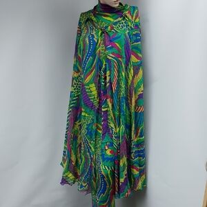 Vintage La Mendola 100% Pure Silk Jersey Maxi Dress